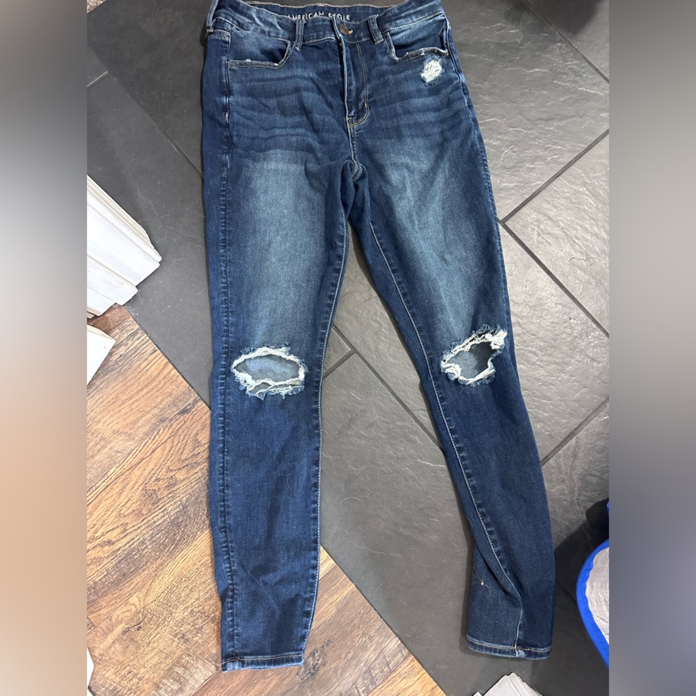 American Eagle dark wash High-rise Jegging